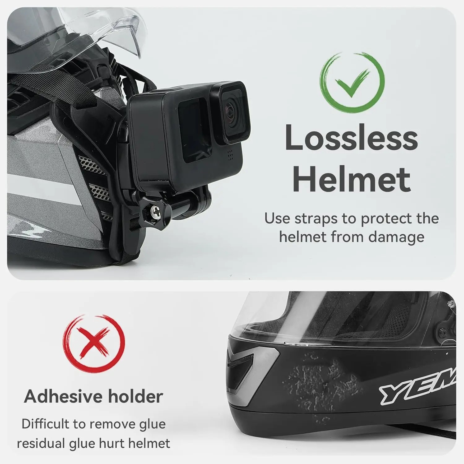 Motorcycle Helmet Chin Strap M - Drone Camera Action 评论和价格