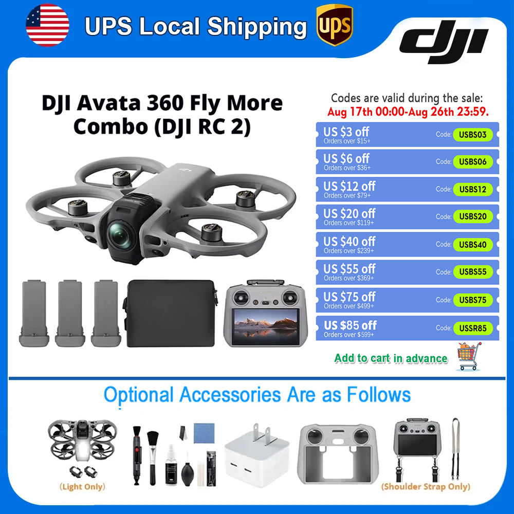 DJI Avata 360 Fly More Combo 4 - Drone Camera Vlog 评论和价格