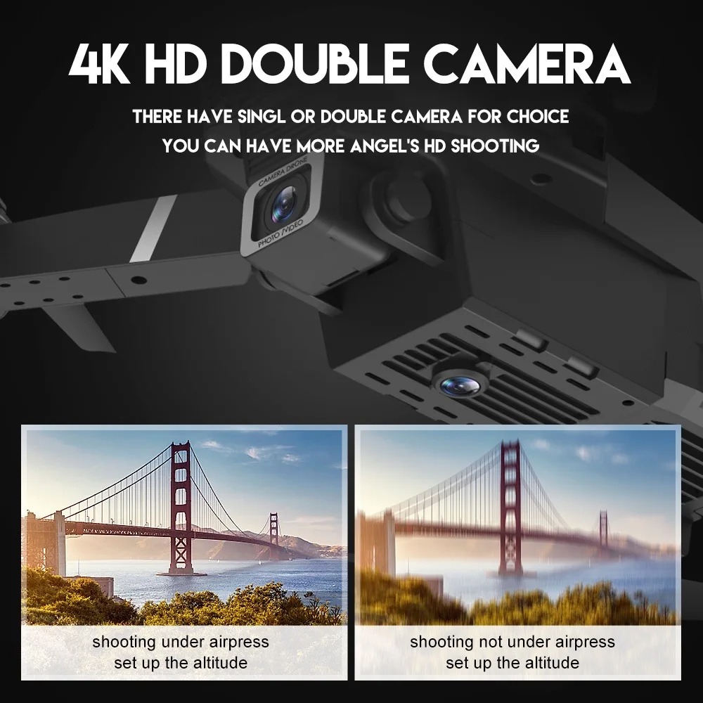RC Drone New E88Pro 4K Profess - Drone Camera Mount 评论和价格